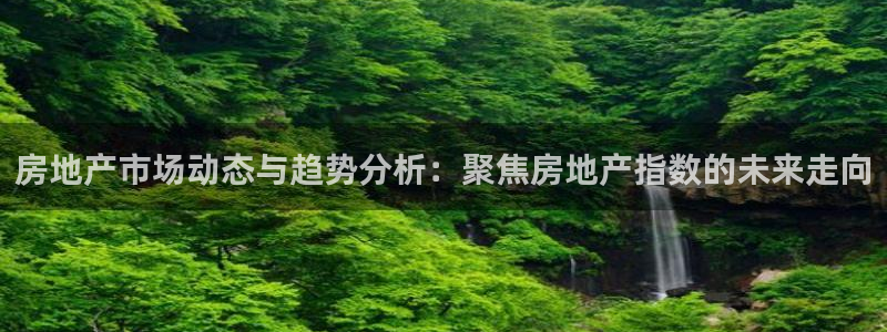 新宝5平台登陆：房地产市场动态与趋势分析：聚焦房地产指数的未