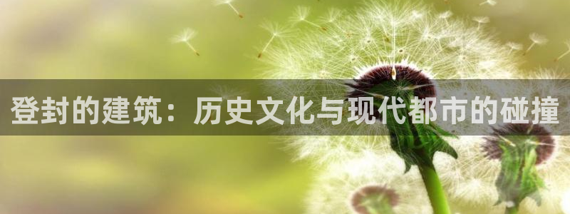 新宝5测登录：登封的建筑：历史文化与现代都市的碰撞