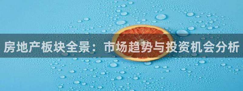 新宝5娱乐招商：房地产板块全景：市场趋势与投资机会分析