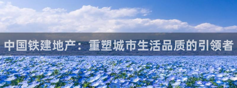 新宝5日谢29999：中国铁建地产：重塑城市生活品质的引领者