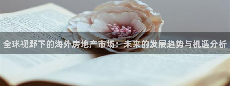 新宝5娱乐代理：全球视野下的海外房地产市场：未来的发展趋势与