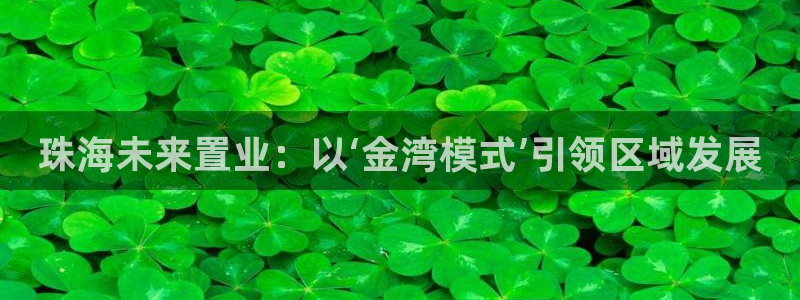 新宝5下载测试：珠海未来置业：以‘金湾模式’引领区域发展