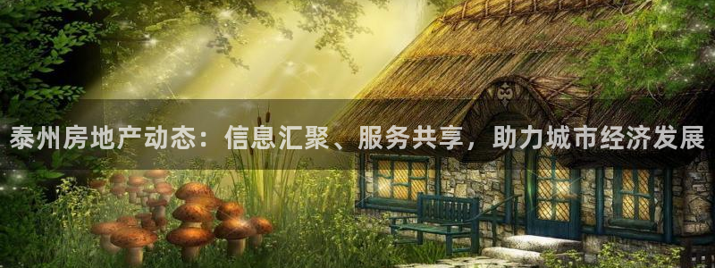新宝5平台注册资金：泰州房地产动态：信息汇聚、服务共享，助力