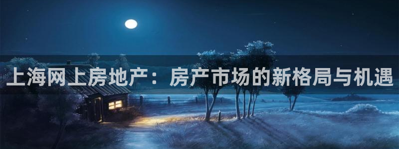 新宝5_测：上海网上房地产：房产市场的新格局与机遇
