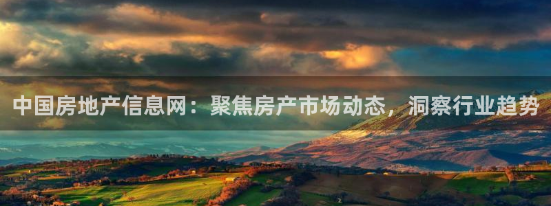 新宝5网：中国房地产信息网：聚焦房产市场动态，洞察行业趋势