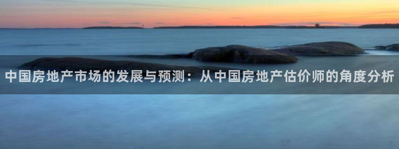 新宝5 唯一：中国房地产市场的发展与预测：从中国房地产估价师
