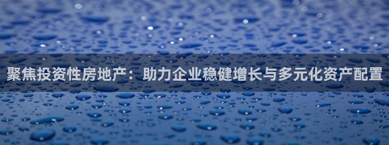 新宝注5册：聚焦投资性房地产：助力企业稳健增长与多元化资产配