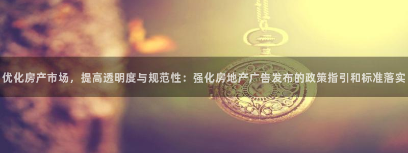 新宝cR一5：优化房产市场，提高透明度与规范性：强化房地产广