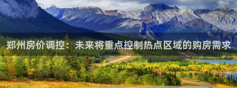 新宝5侹刔：郑州房价调控：未来将重点控制热点区域的购房需求
