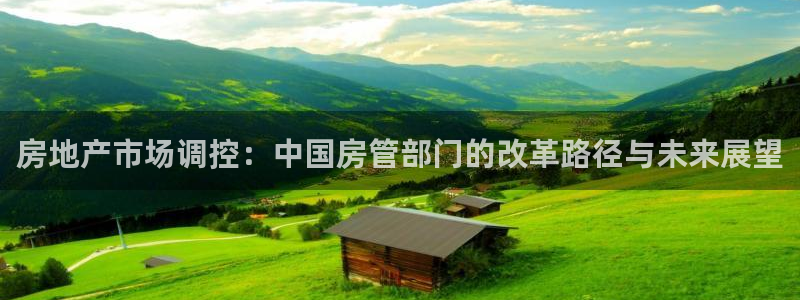 新宝5彩票娱乐平台：房地产市场调控：中国房管部门的改革路径与