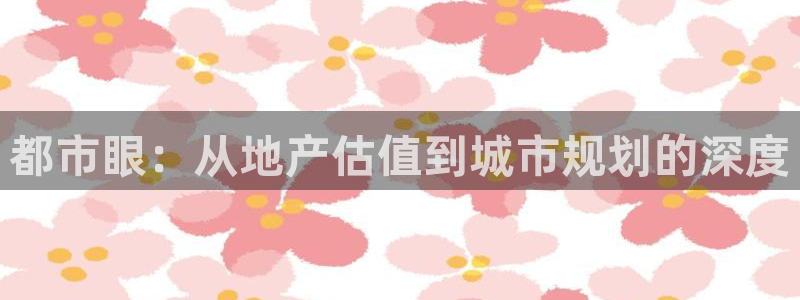 新宝5注册流程：都市眼：从地产估值到城市规划的深度