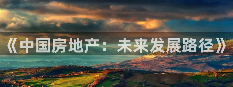 新宝5登录霸：《中国房地产：未来发展路径》