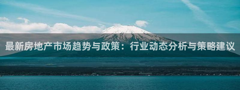 新宝xb5：最新房地产市场趋势与政策：行业动态分析与策略建议