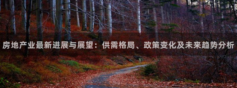 新宝5娱乐注：房地产业最新进展与展望：供需格局、政策变化及未