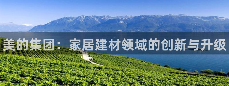 新宝5-测速：美的集团：家居建材领域的创新与升级