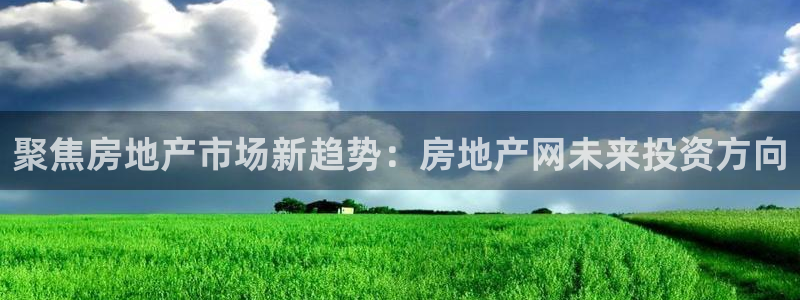 新宝5 测速：聚焦房地产市场新趋势：房地产网未来投资方向